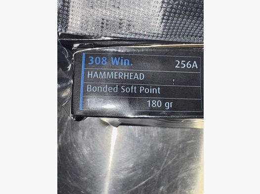 Sako .308 Hammerhead 180g sowie diverse .308