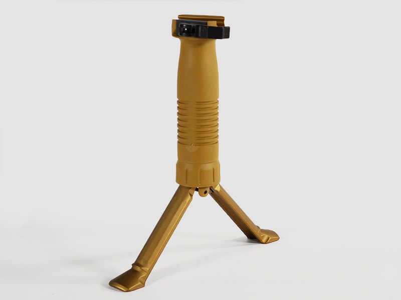 B&T Unigrip QD Handgriff mit integrierten Bipod Coyote-TAN