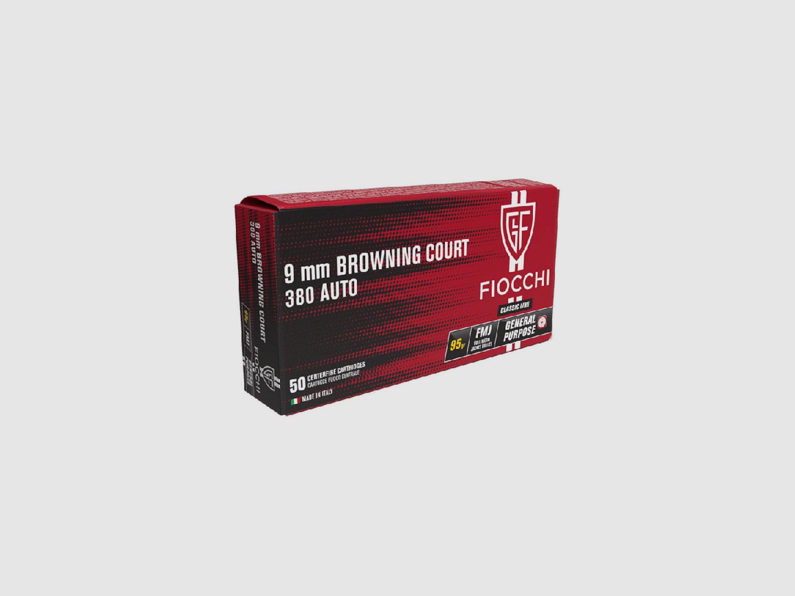 Fiocchi Munition Zentralfeuer 9 kurz / 380 ACP 95 grains (Vollmantel), Bild 1 von 2