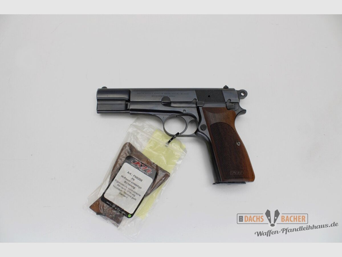 Pistolet Browning High Power Cal. 9 Para avec poignées KN