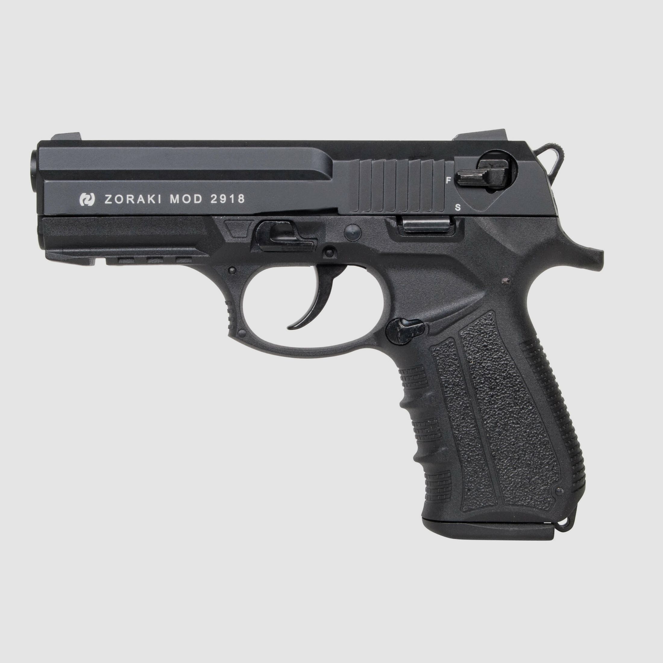 Zoraki 2918 Zwart SRS-pistool 9mm P.A.K.