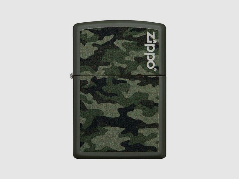 Original Zippo Benzinfeuerzeug Camouflage mit lebenslanger Garantie