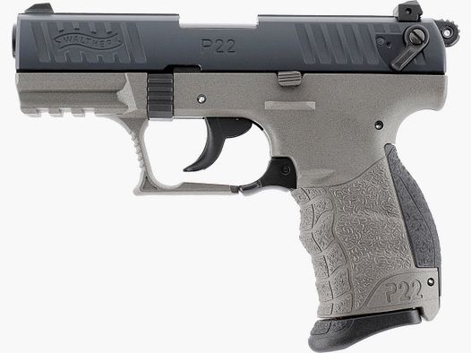Walther P22Q pistolet à blanc 9 mm P.A.K. Meteor Gray
