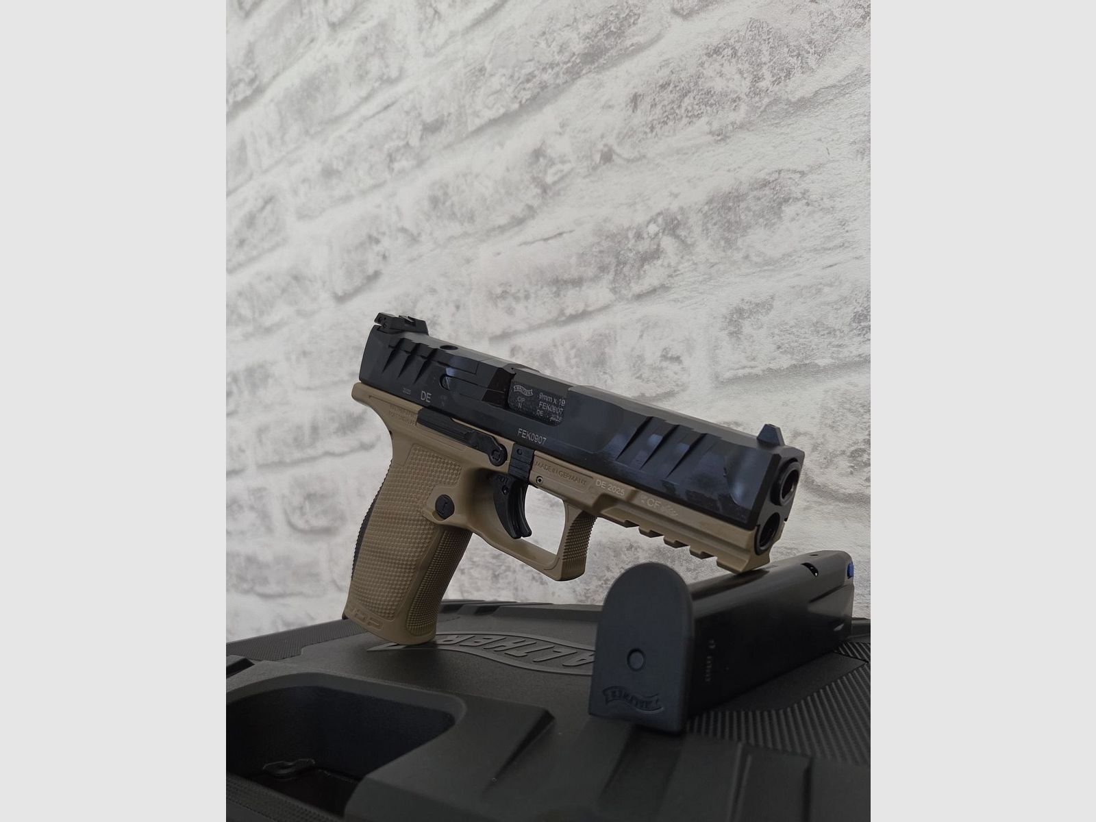 Pistole Walther PDP Fullsize V2 OR 4,5" FDE 9mm Luger