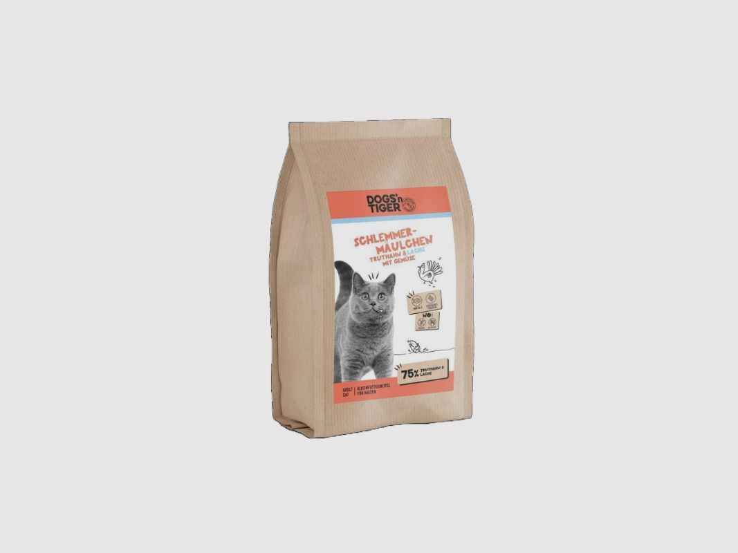 Dogs’n Tiger Katzen Trockenfutter Schlemmermäulchen 1,5Kg