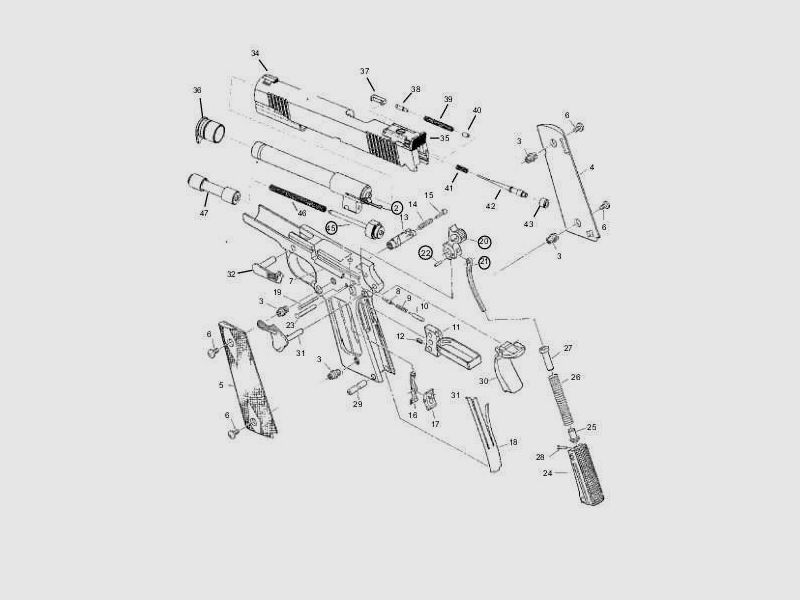 SICUREZZA DESTRA KIMBER TARGET .22, immagine 3 di 3