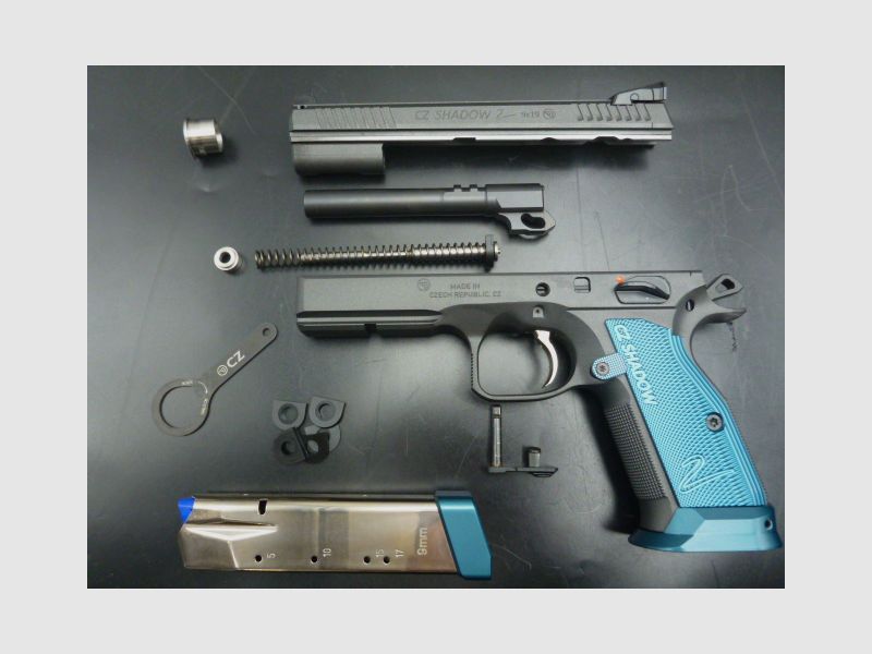 Pistole CZ Shadow 2 « COBALT BLUE » Kal. 9×19, Bild 2 von 9