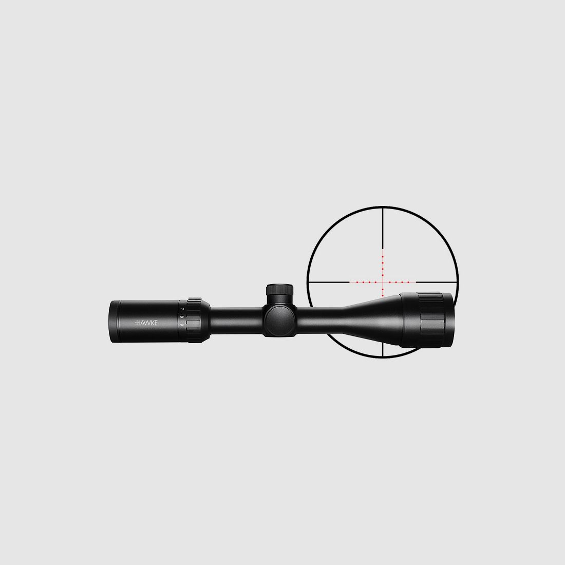 Zielfernrohr von Hawke Modell Vantage IR 1 Zoll 3-9x40 AO, Absehen Mil Dot