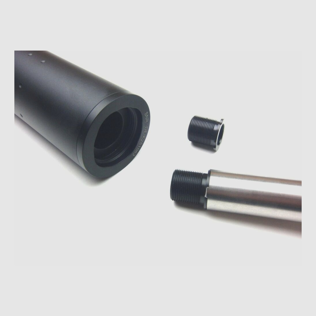 S.I.W.	 Schalldämpfer  S.I.W. OBK, 6,5-8mm S Suppressor / Einer für alles
