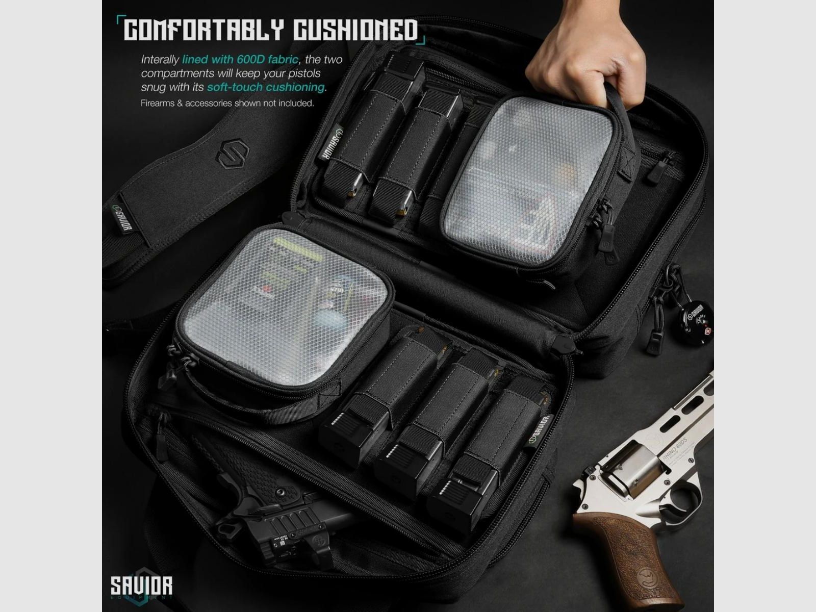 SAVIOR-Tasche – Mini-Pistolen-Schießstandtasche Specialist – 36″, Bild 6 von 9
