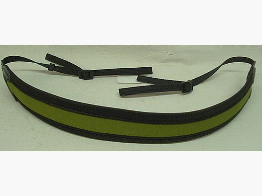 Binocular strap neoprene green - 90 cm length