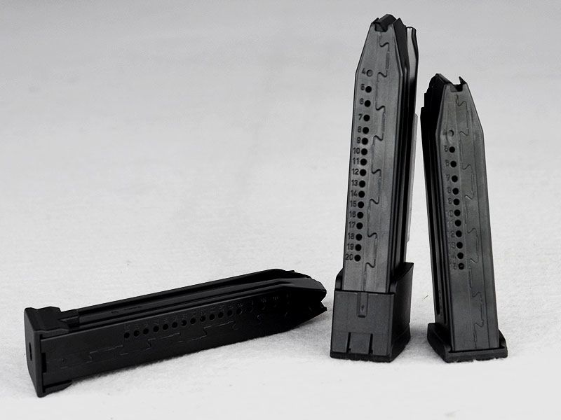 Heckler & Koch 9mm-Magazine für SFP9 15 Schuss für: SFP9-SK, P30-SK, schwarz
