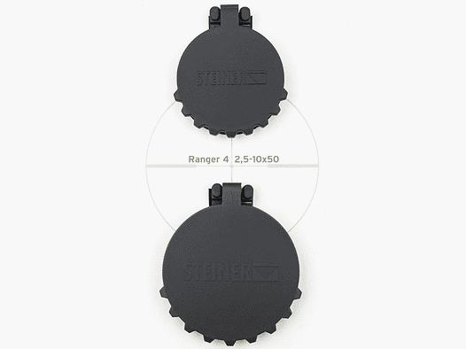 Steiner Flip Up Cover Set Ranger 4 -50mm Objective Diameter
