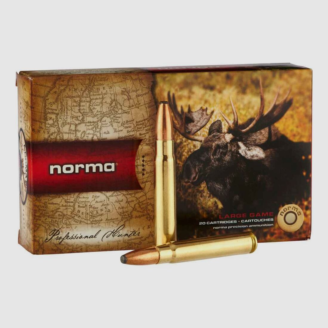 9,3x62 Oryx 18,5g/285grs. Norma