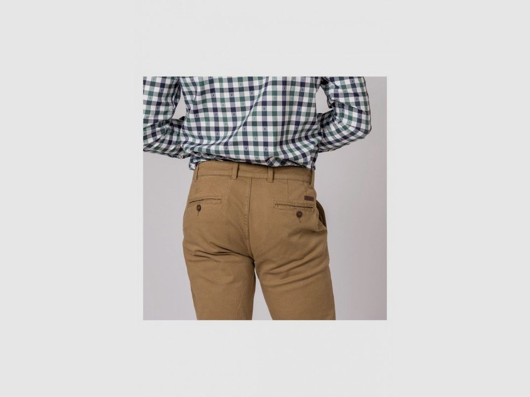 British Cotton Chino-Hose Camel, Bild 4 von 4
