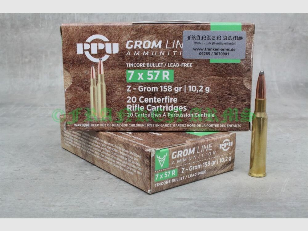 PPU Z-GROM 7x57R 158gr. 10,2g 20 Stück Staffelpreise
