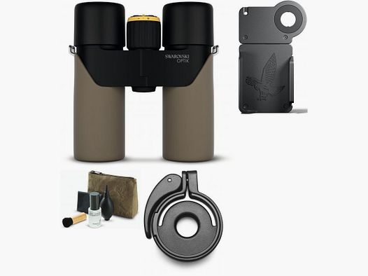 SWAROVSKI OPTIK Swarovski CL Companion 10x30 Safari Brown Pakiet podstawowy Obserwacja dzikiej przyrody