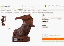 NUOVO! Impugnatura M per Steyr LP1 / LP2 / LP10 / EVO10 / LP5 / LP50 pistole da tiro Match
