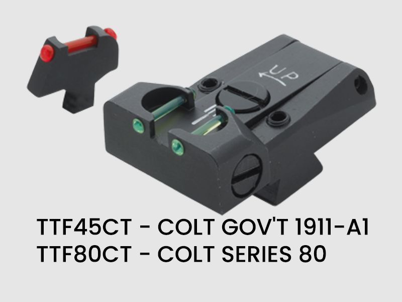 Set di mirini regolabili in fibra ottica LPA TTF, immagine 4 di 6