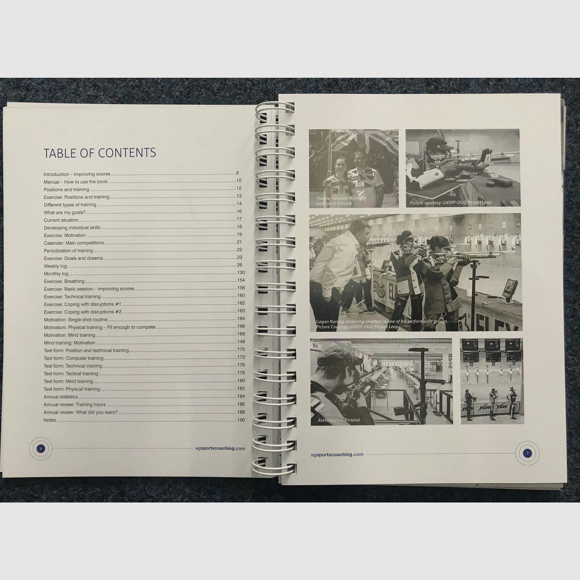 Training Log for shooters