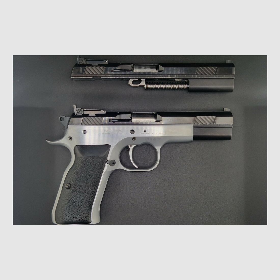 Tanfoglio Ultra Match mit Wechselsystem auf 9mm Luger .45Auto