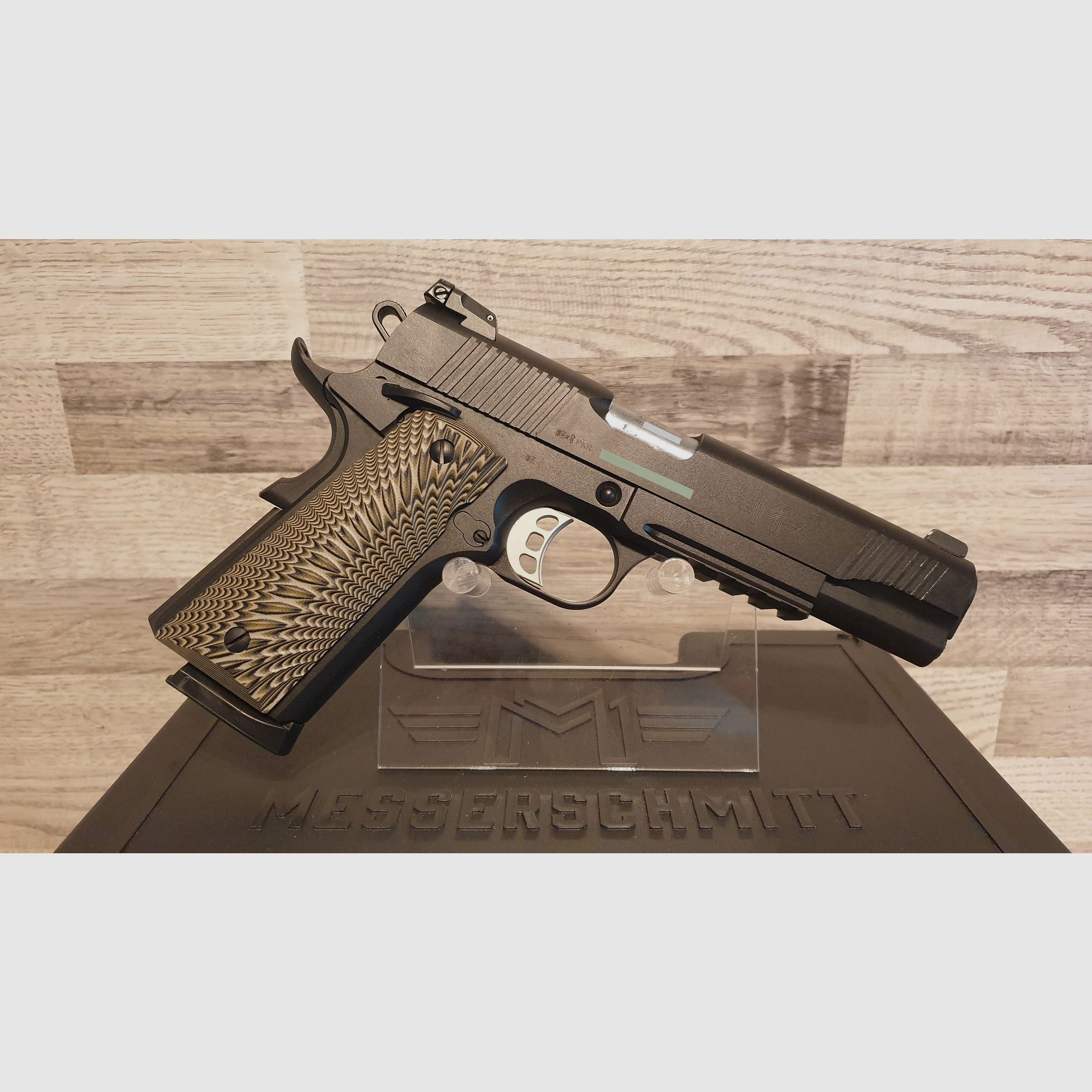 Pistole Messerschmitt ME 1911 Black Kal. .45ACP + Koffer und 2 Magazine - Neuware vom Fachhandel