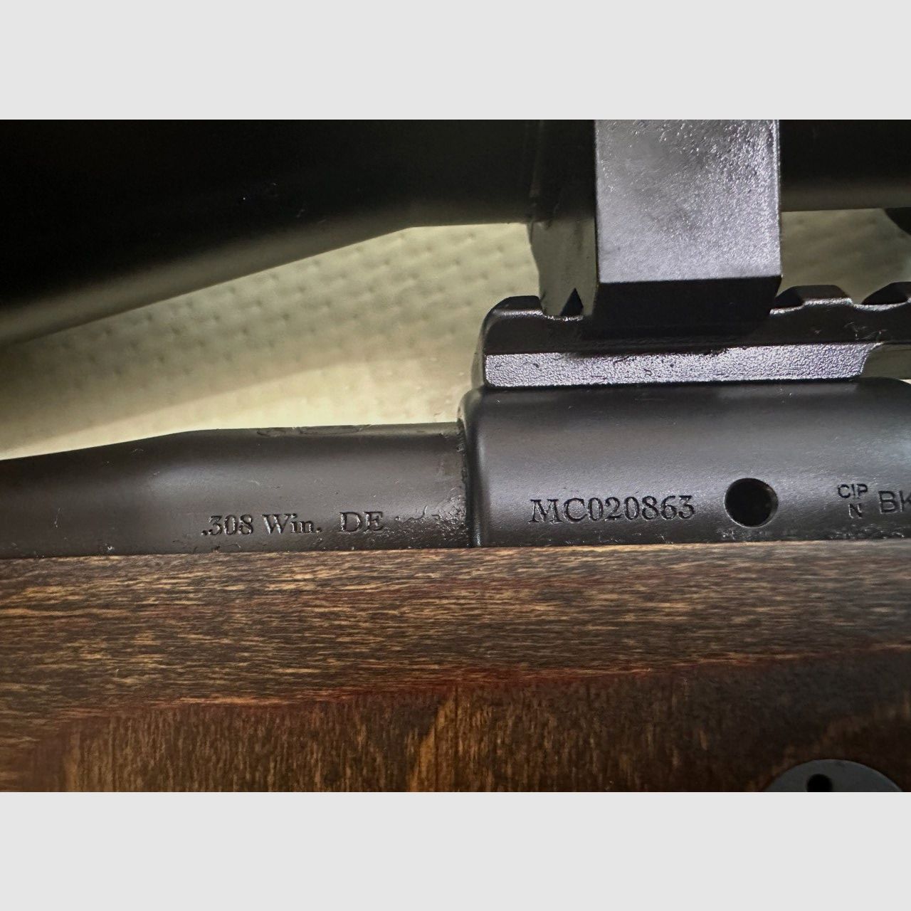 MAUSER M12 carabina a ripetizione calibro .308Win con ottica di mira + silenziatore + calcio a buco + guida Picatinny