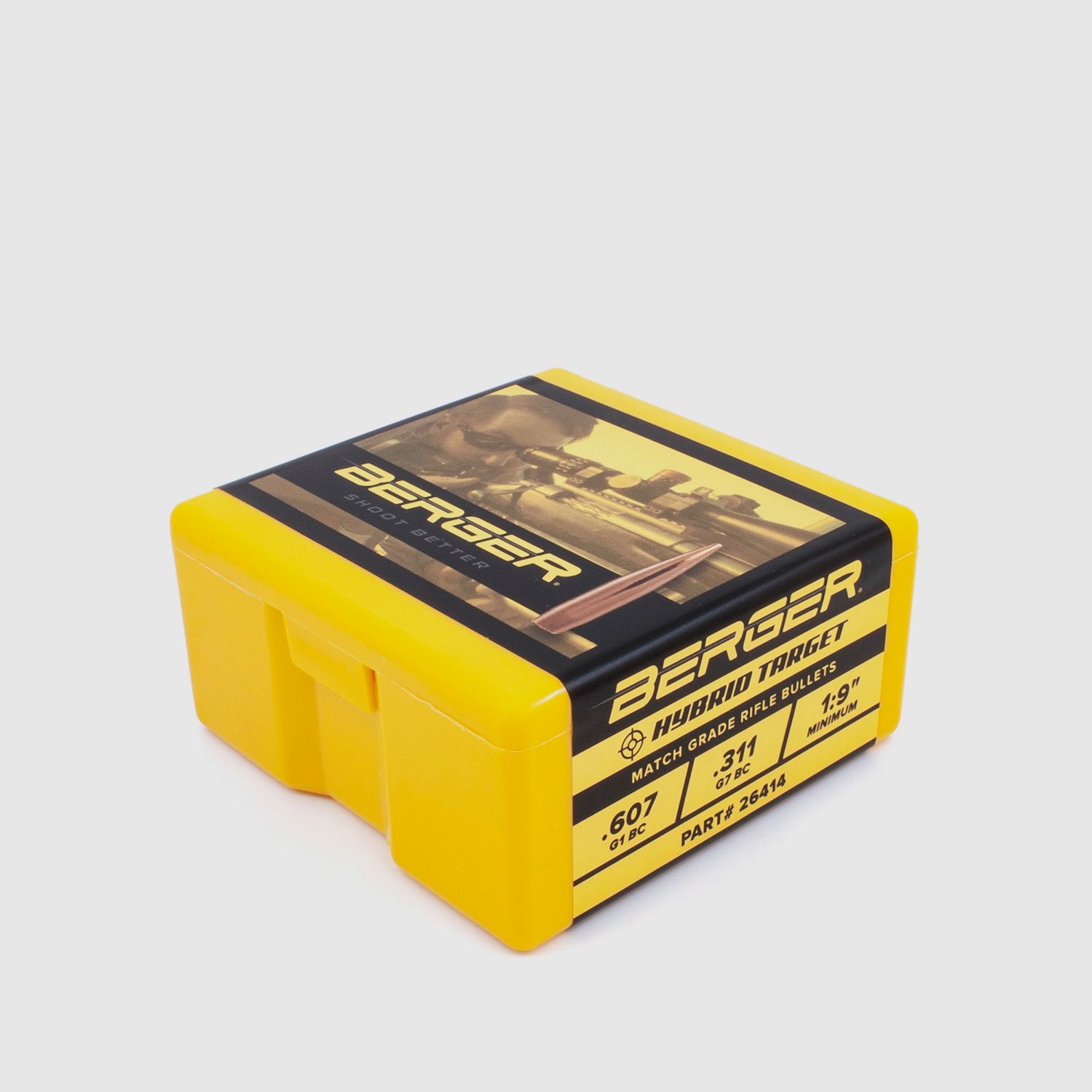 Berger Geschoss 6,5mm/.264 Hybrid Target 140GR 100 Stück