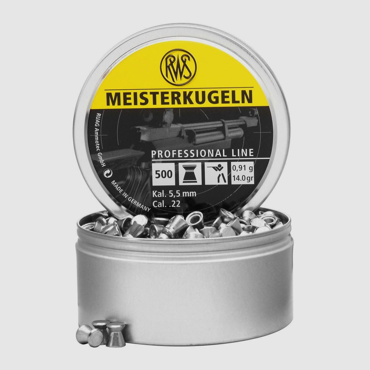 RWS Meisterkugeln Professional Line 4,50mm 0,53g/8,20gr (500 Stk.)