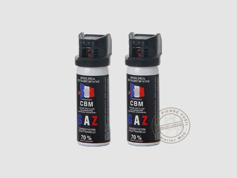 Lote de 2 botes de defensa de 50ml Gas CS - PROMOCIÓN, imagen 1 de 2