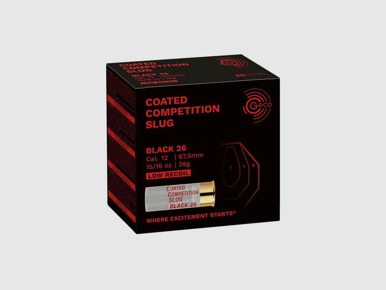 Geco Coated Competition Slug 25St 12/67,5