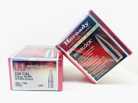 Hornady Cal.338 INTERLOCK 225gr (100 Stück)