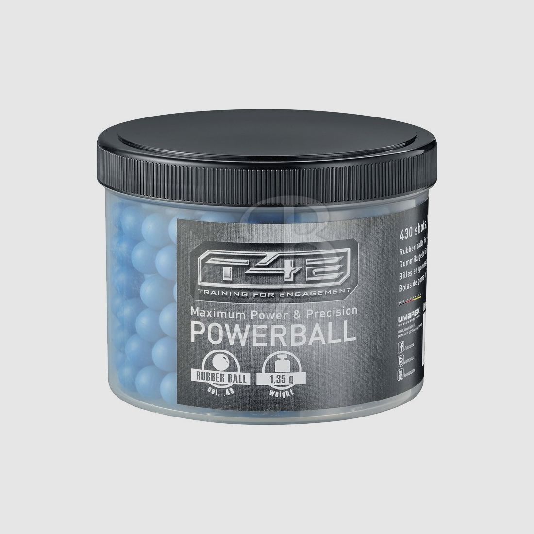 UMAREX T4E .43 POWERBALL BLU 1.35 (CONF. 430)