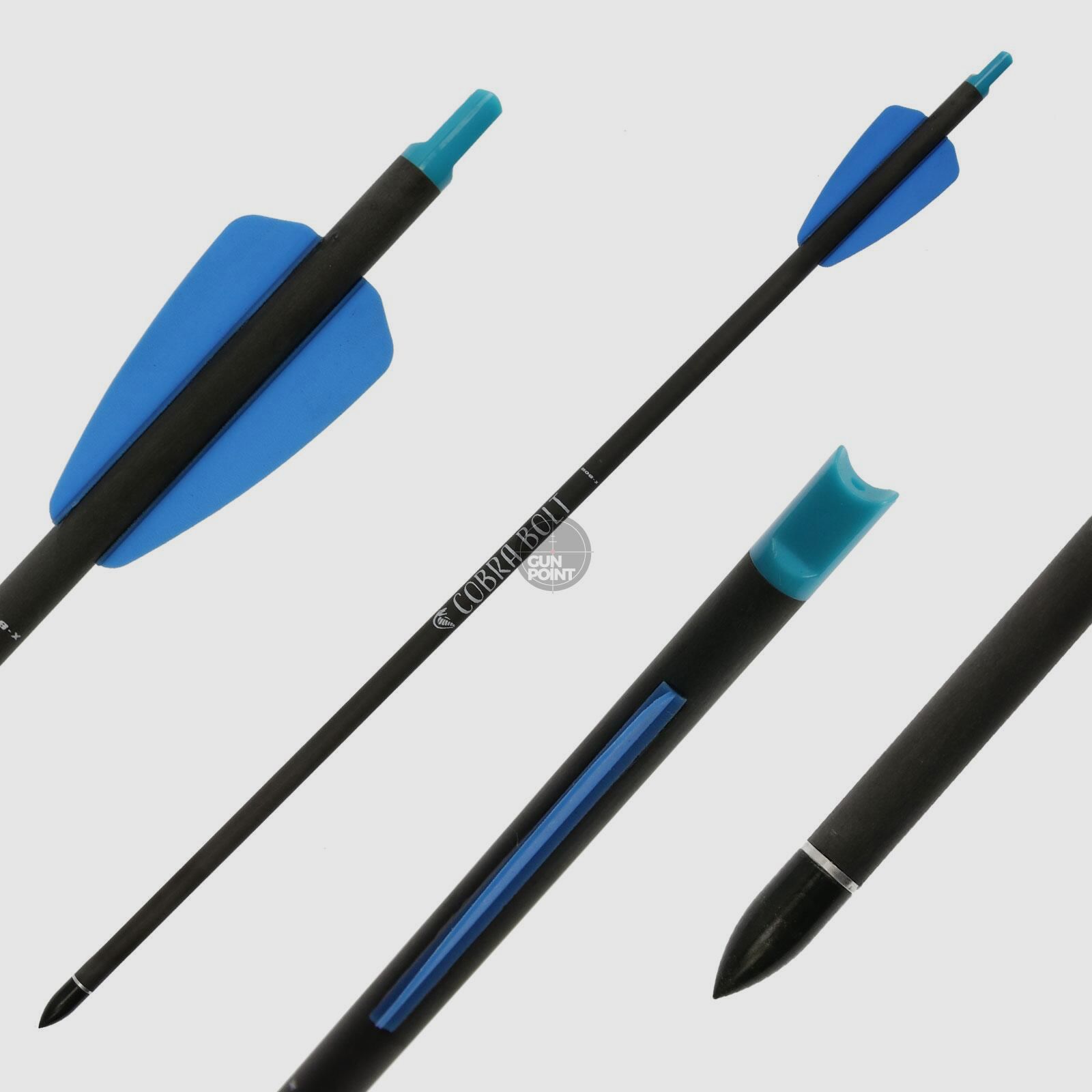 [Vorteilspack] Carbonbolzen | X-BOW FMA Bolzen fr Cobra System, Cobra R9 + R10 & Adder | 15 Zoll | Standard - 10 Stck