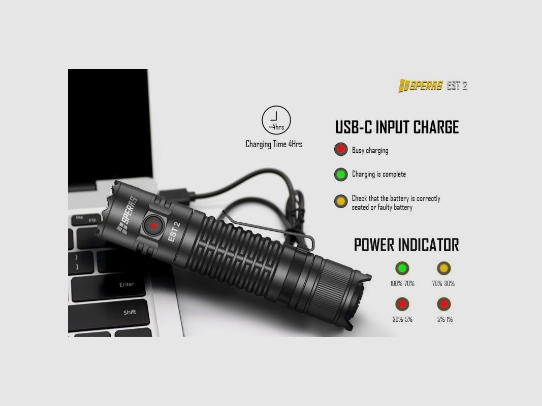 KOMPAKTE LED-TASCHENLAMPE 1900 LUMEN, Bild 4 von 6