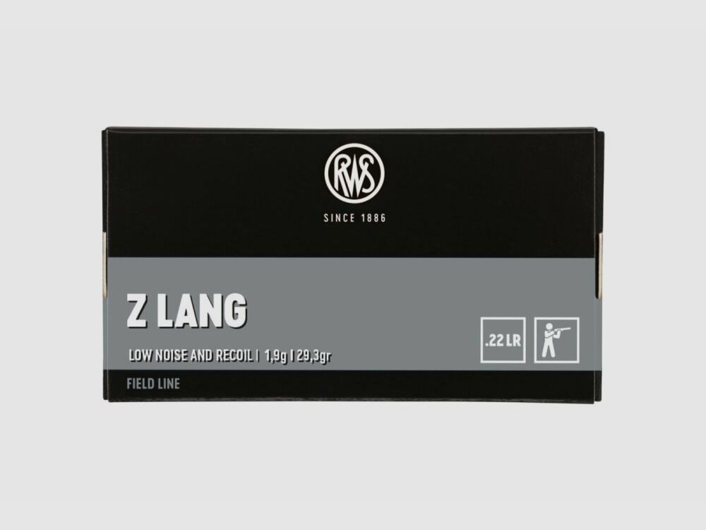 RWS .22 lr LONG 29grs / 1,9g