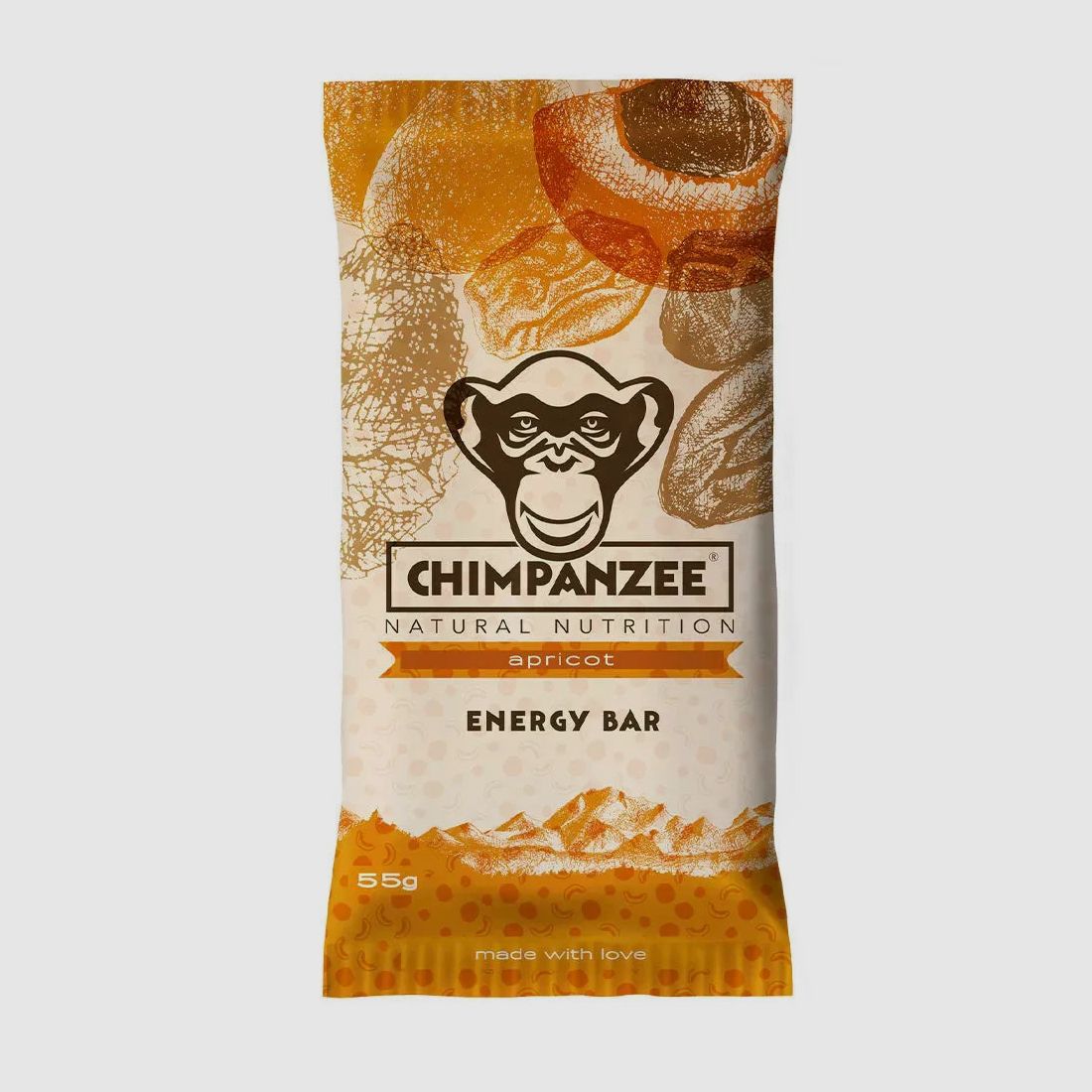 Chimpanzee Chimpanzee Riegel Energy Bar Aprikose