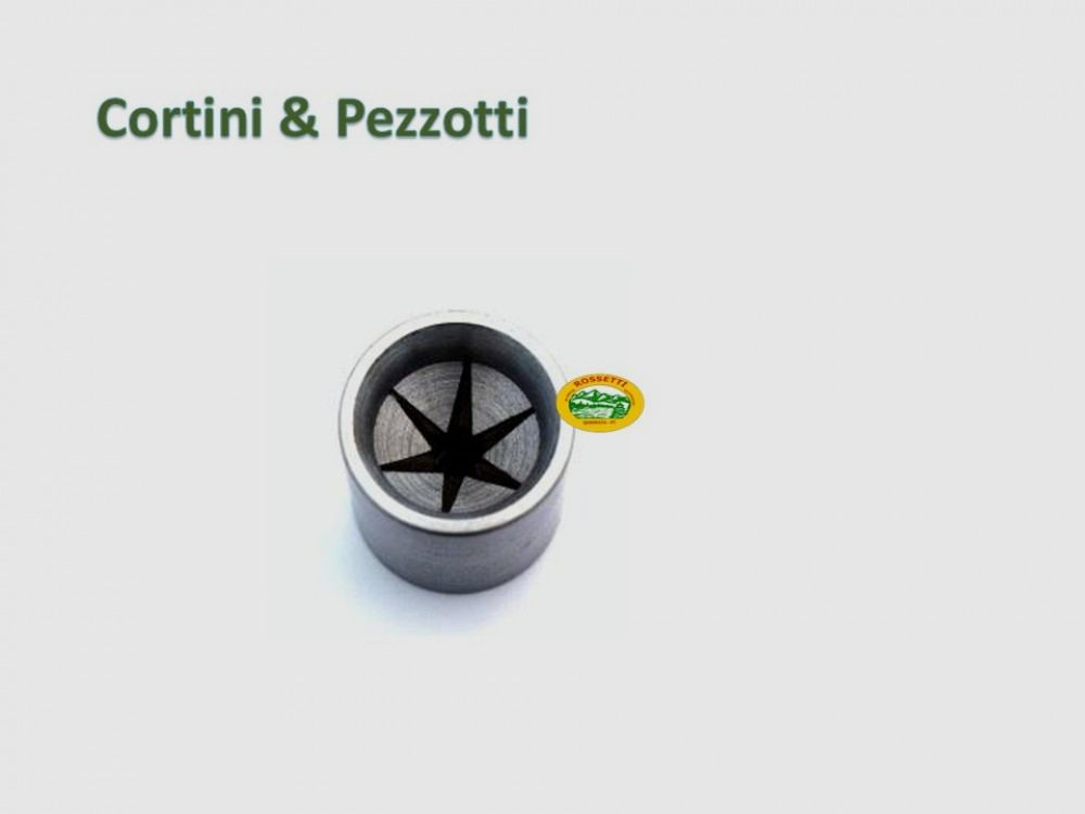 CORTINI & PEZZOTTI Sterngravurspule aus Stahl 6 Pliche Kal. 12