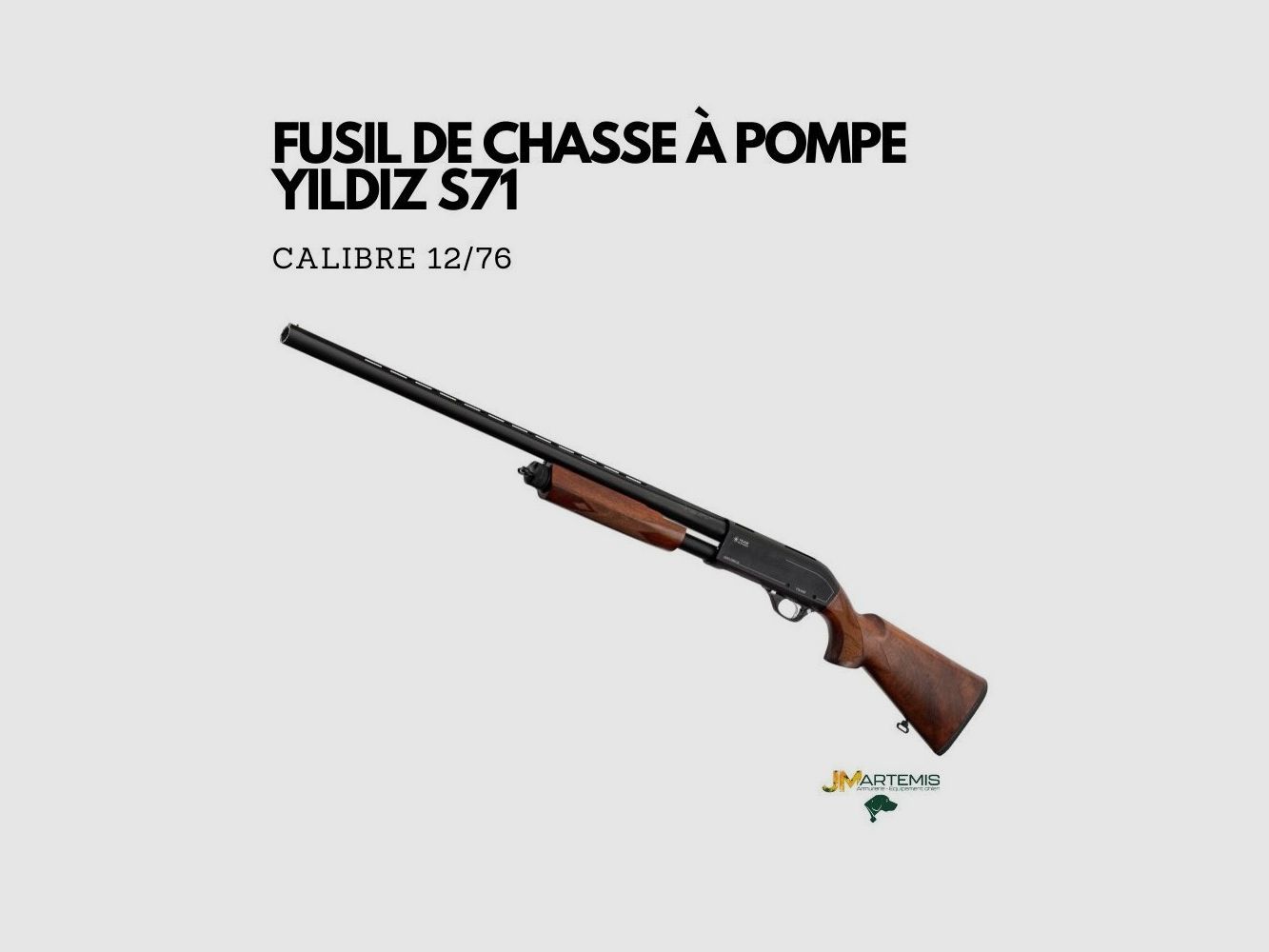 FUCILE A POMPA YILDIZ S71 CALIBRO 12/76, immagine 2 di 5