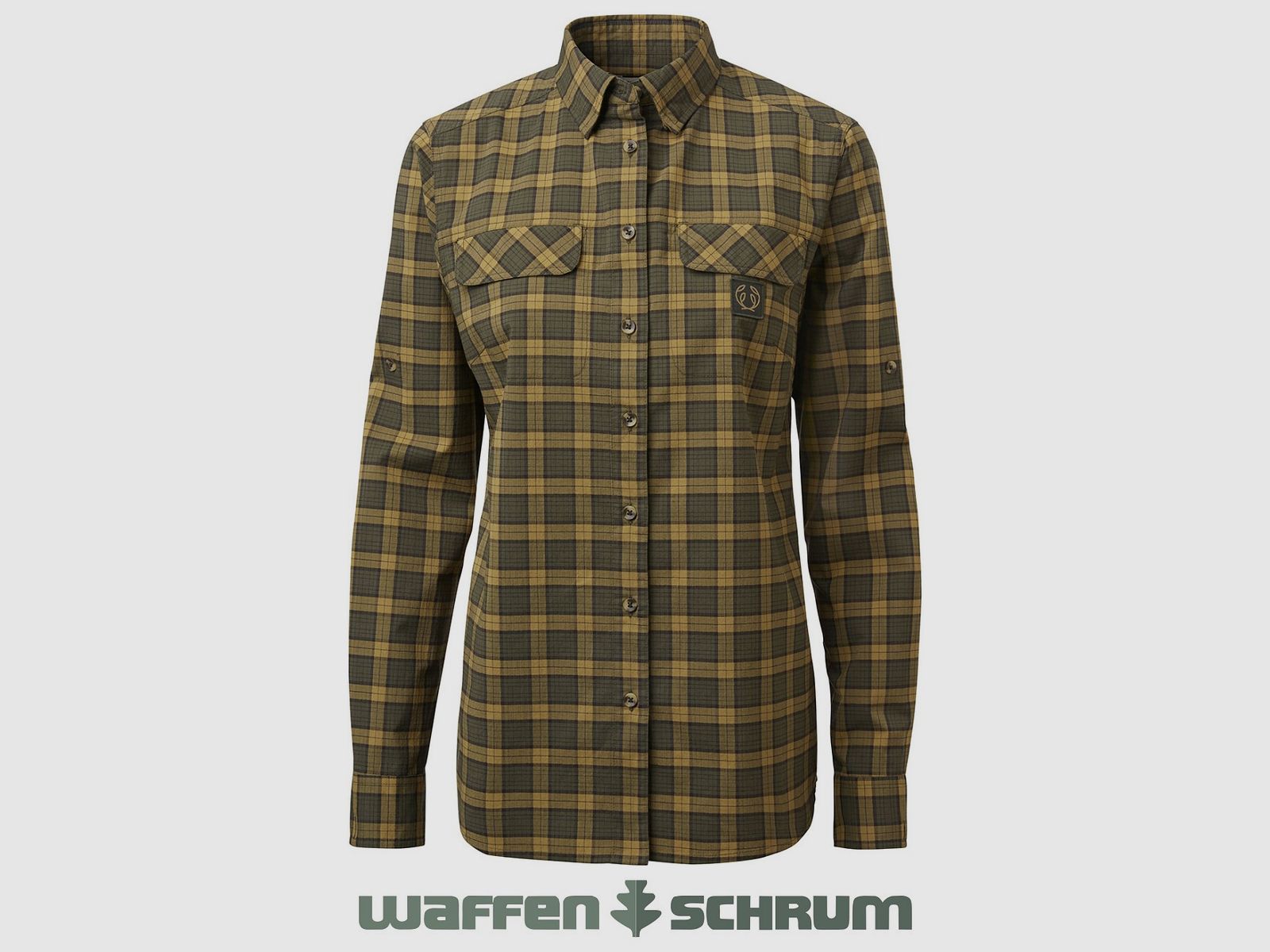Chevalier Blouse Creek Coolmax Mosgroen Geruit