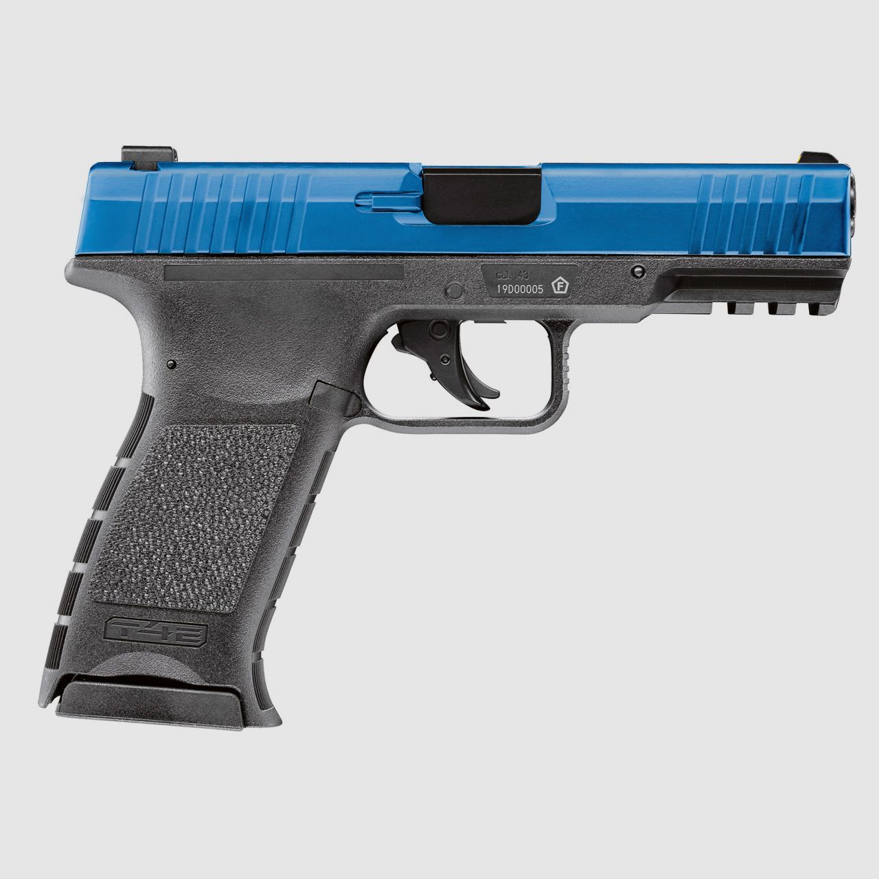 CO2 Pistole RAM Markierer T4E TPM1 LE blau fĂĽr Gummi-, Pfeffer- und Farbkugeln Kaliber .43 (P18)