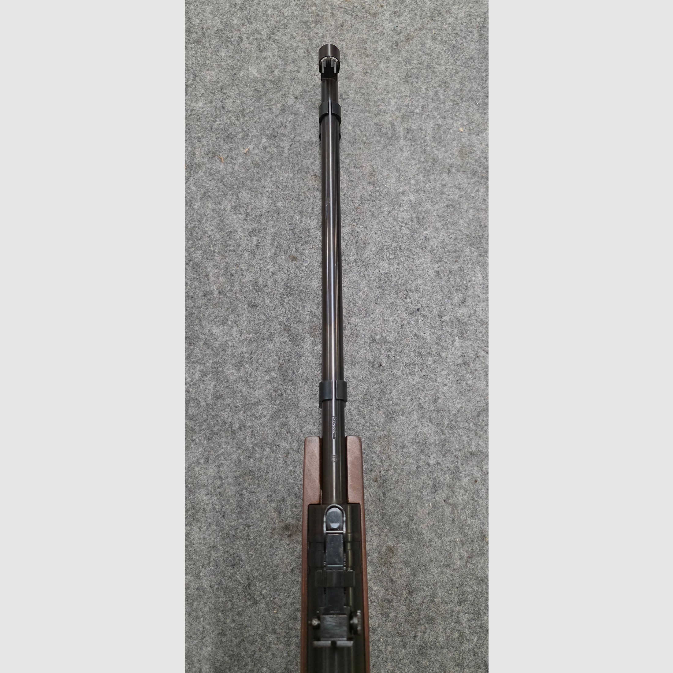 Con foglio pubblicitario e manuale d'uso !!! Raro fucile ad aria compressa Western a leva inferiore Haenel Mod. 580 in ottime condizioni, immagine 17 di 20