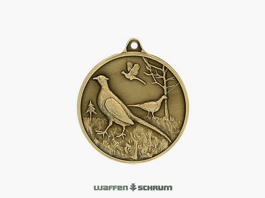 Steinhauer&Lück Jagdmedaille Fasan 40mm Bronze