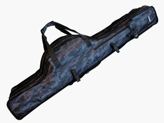 Angel Berger Rutentasche Camo mit 3 Fächern Rutenfutteral Rod Bag 1,60 m