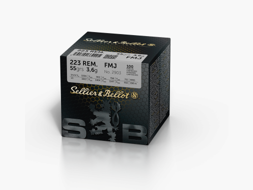 S&B .223Rem FMJ 3,56g/55gr – 100er
