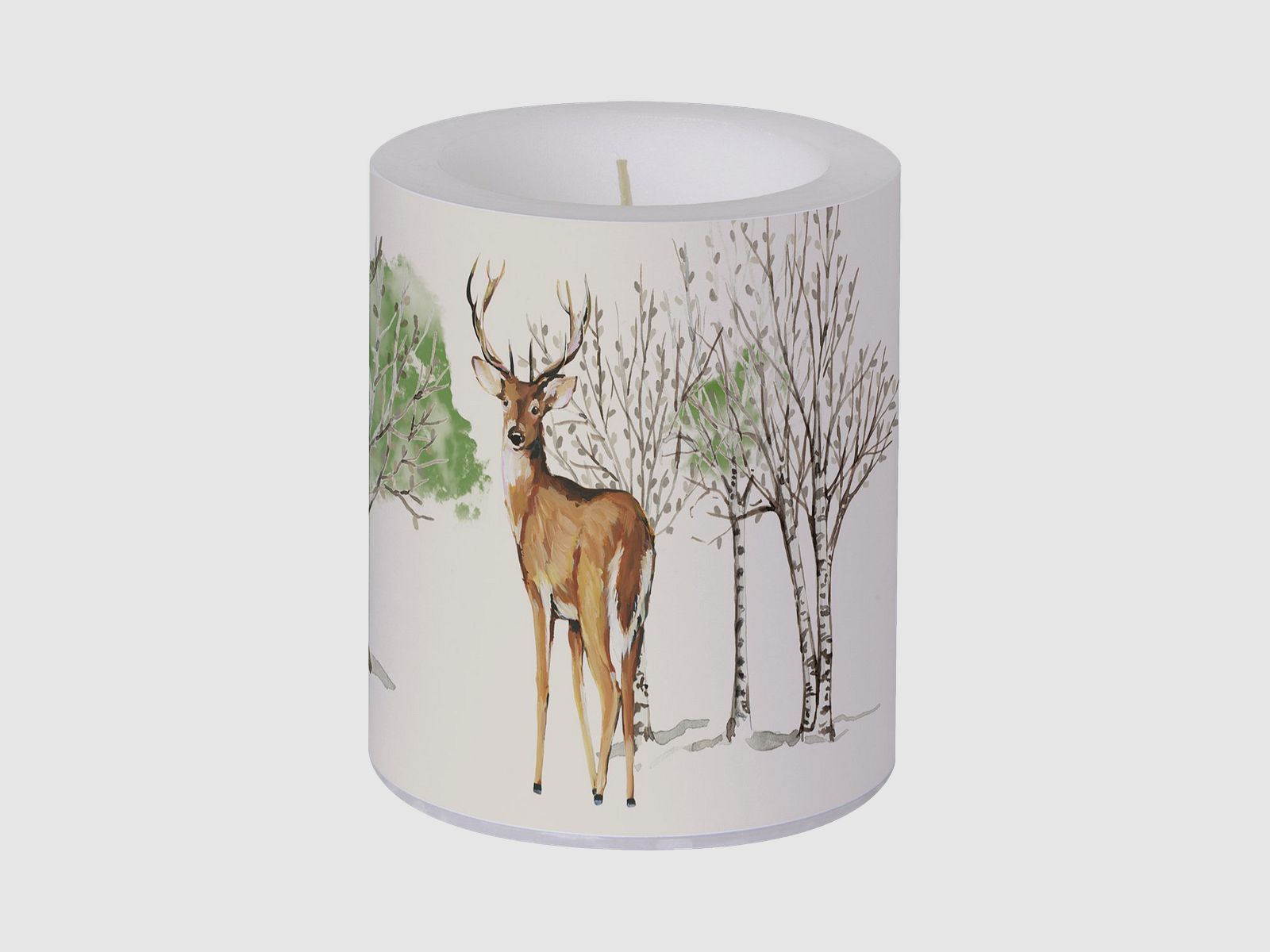 Kerze Wildtiere mit Hirsch