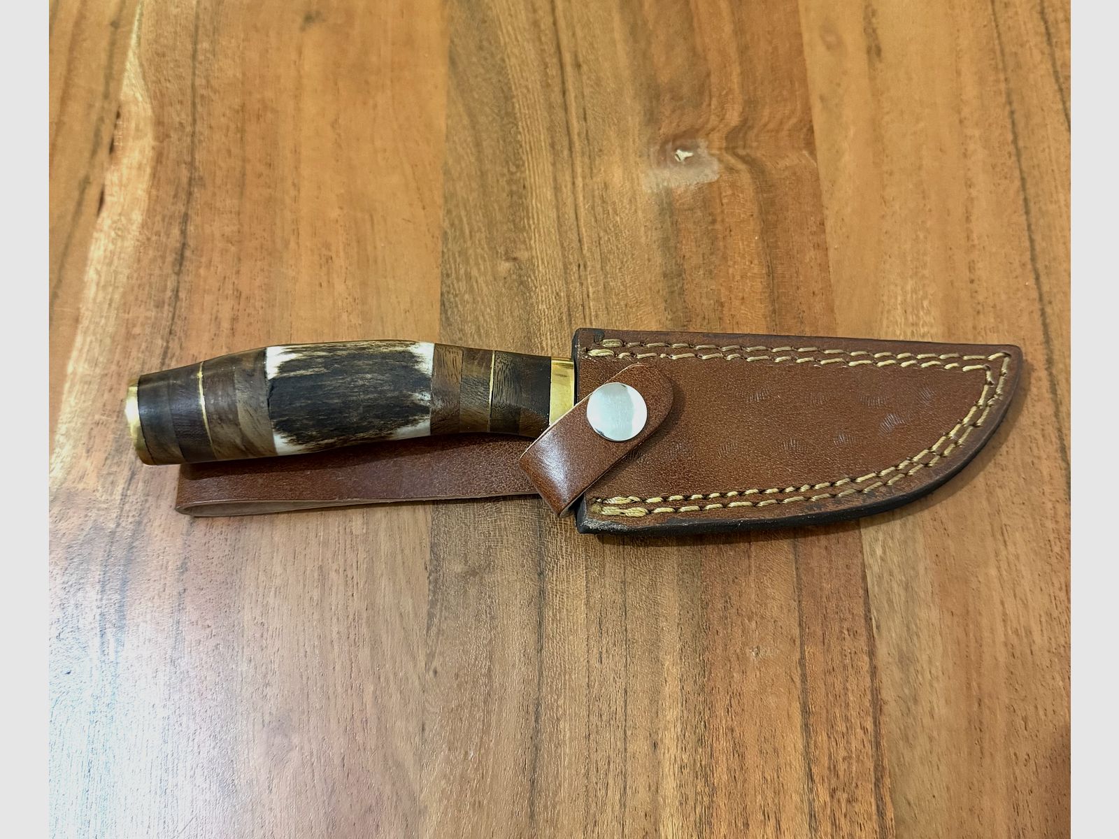 Frost Antler Damastmesser Hirsch, Bild 3 von 4