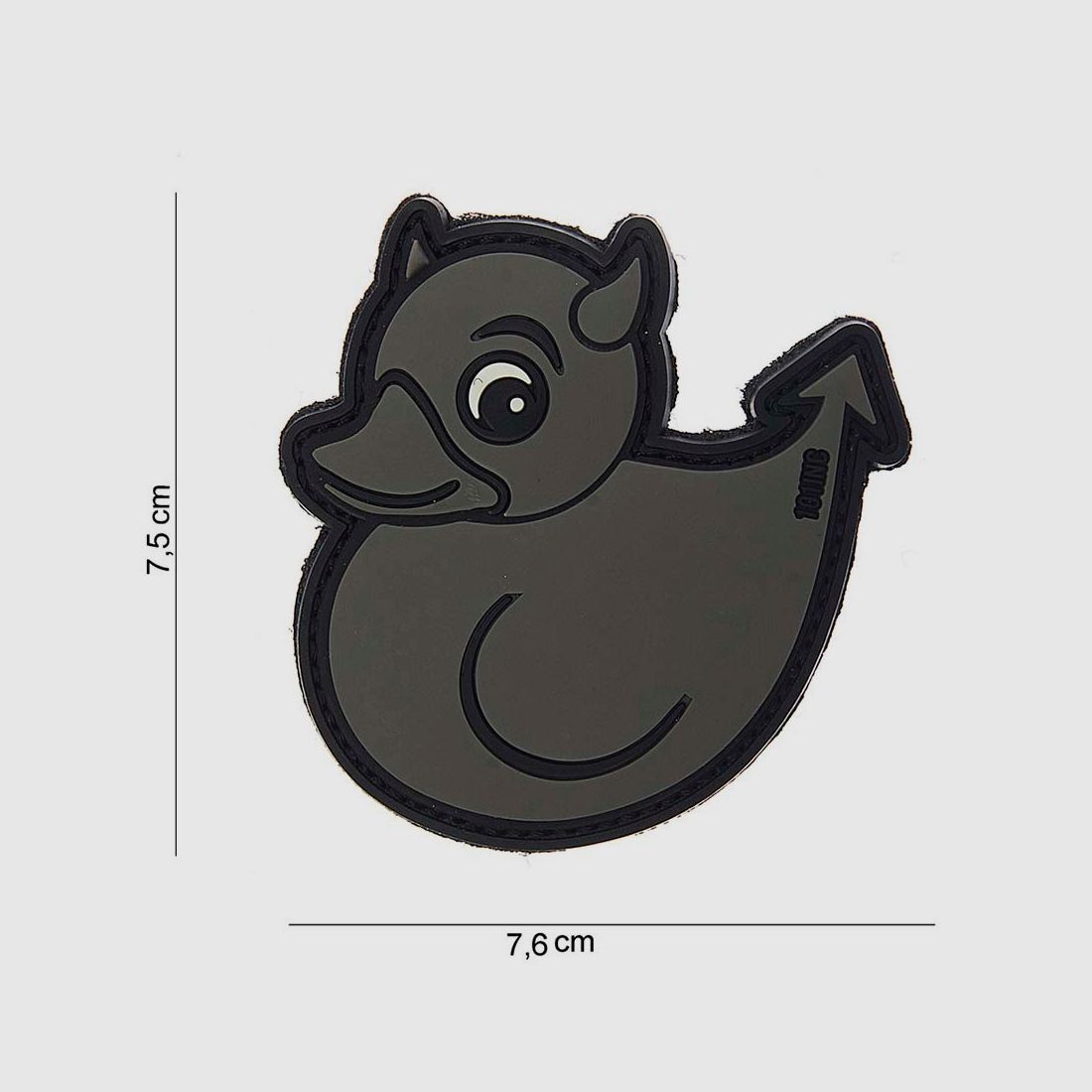 RUBBER PATCH DEVIL DUCK GRAU