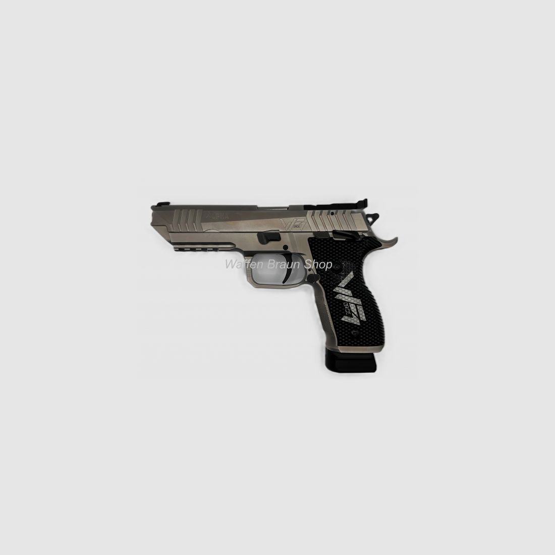 Arex WForce1 Cal.9mm 5" Finitura Argento OR Mirini per Tiro