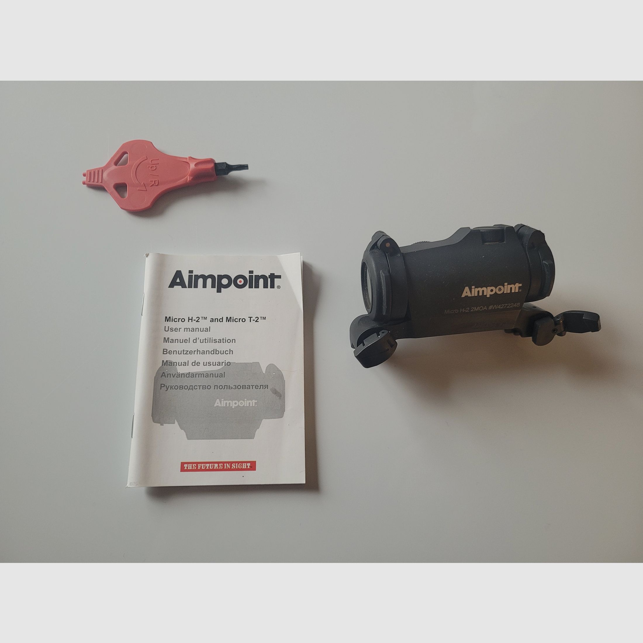Aimpoint Micro H-2 MOA inclu. montage sur selle Blaser